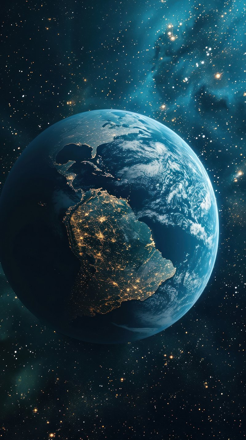 Earth space astronomy planet. Premium