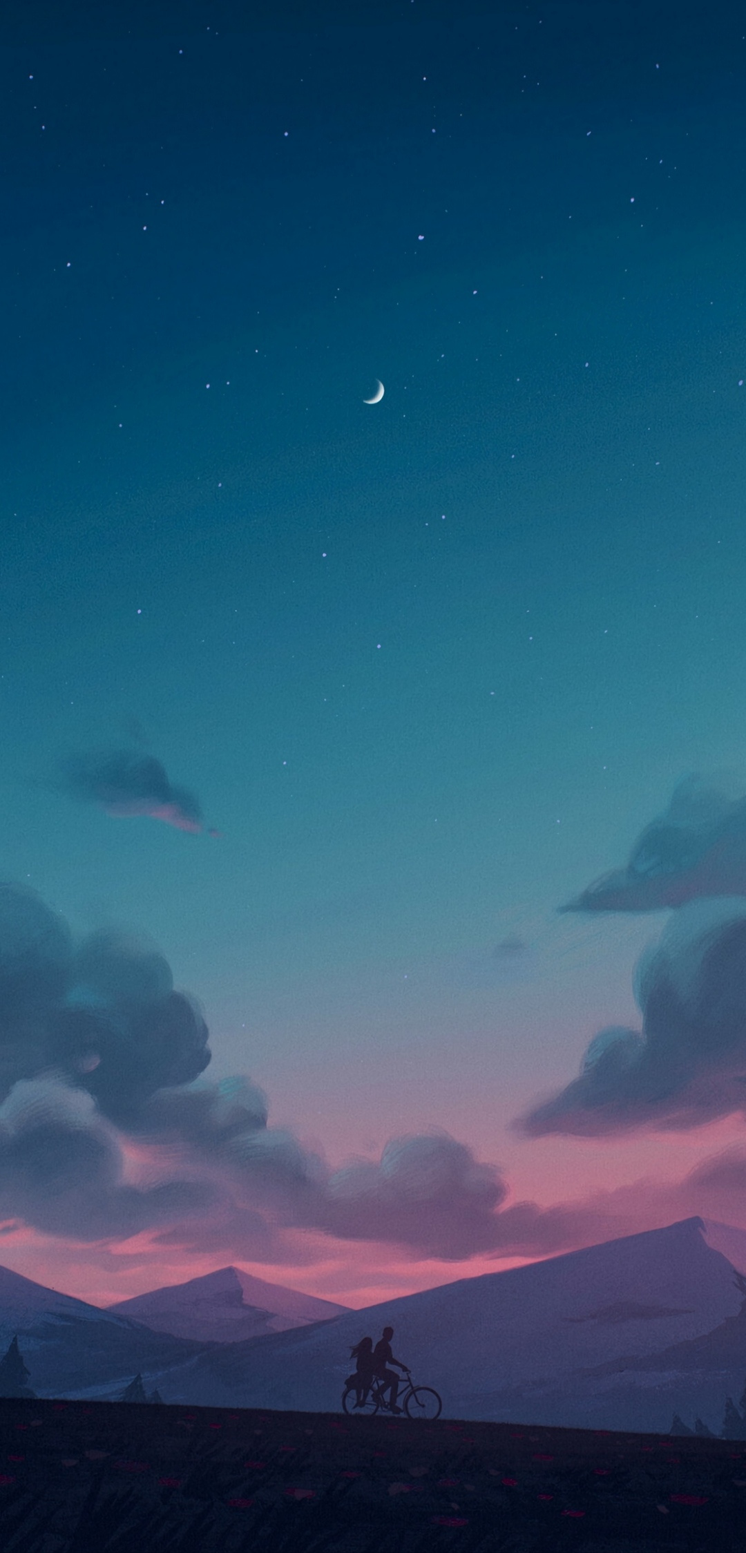 Night Sky digital art Mobile Walls