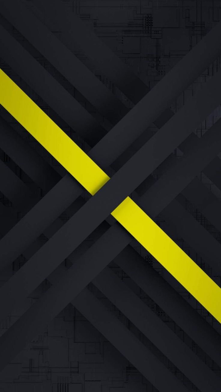 Yellow in the Dark iPhone Wallpaper