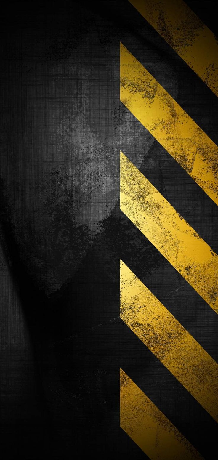 Caution iPhone Wallpaper. Graphic