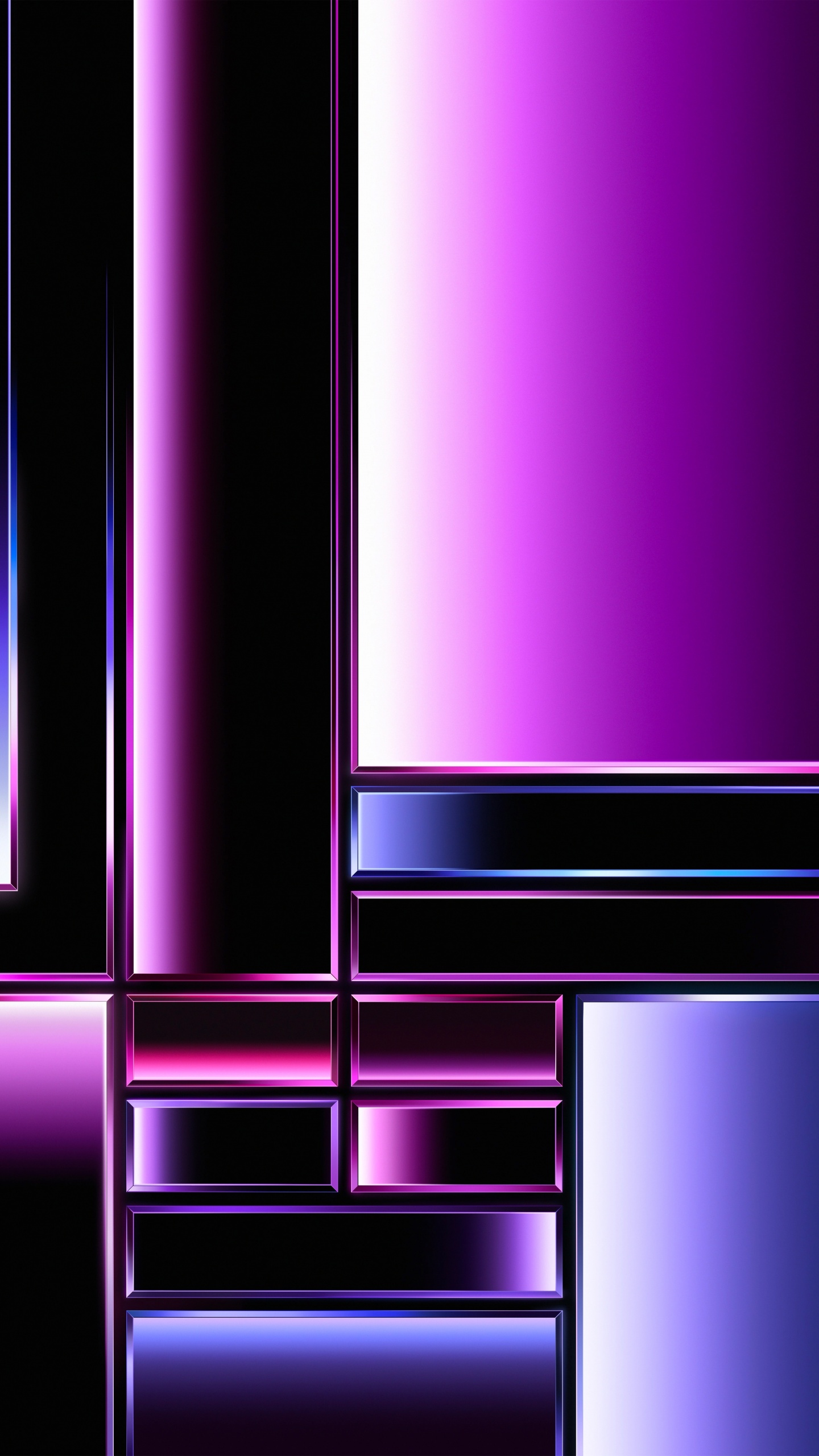 Grid Wallpaper 4K, Magenta background
