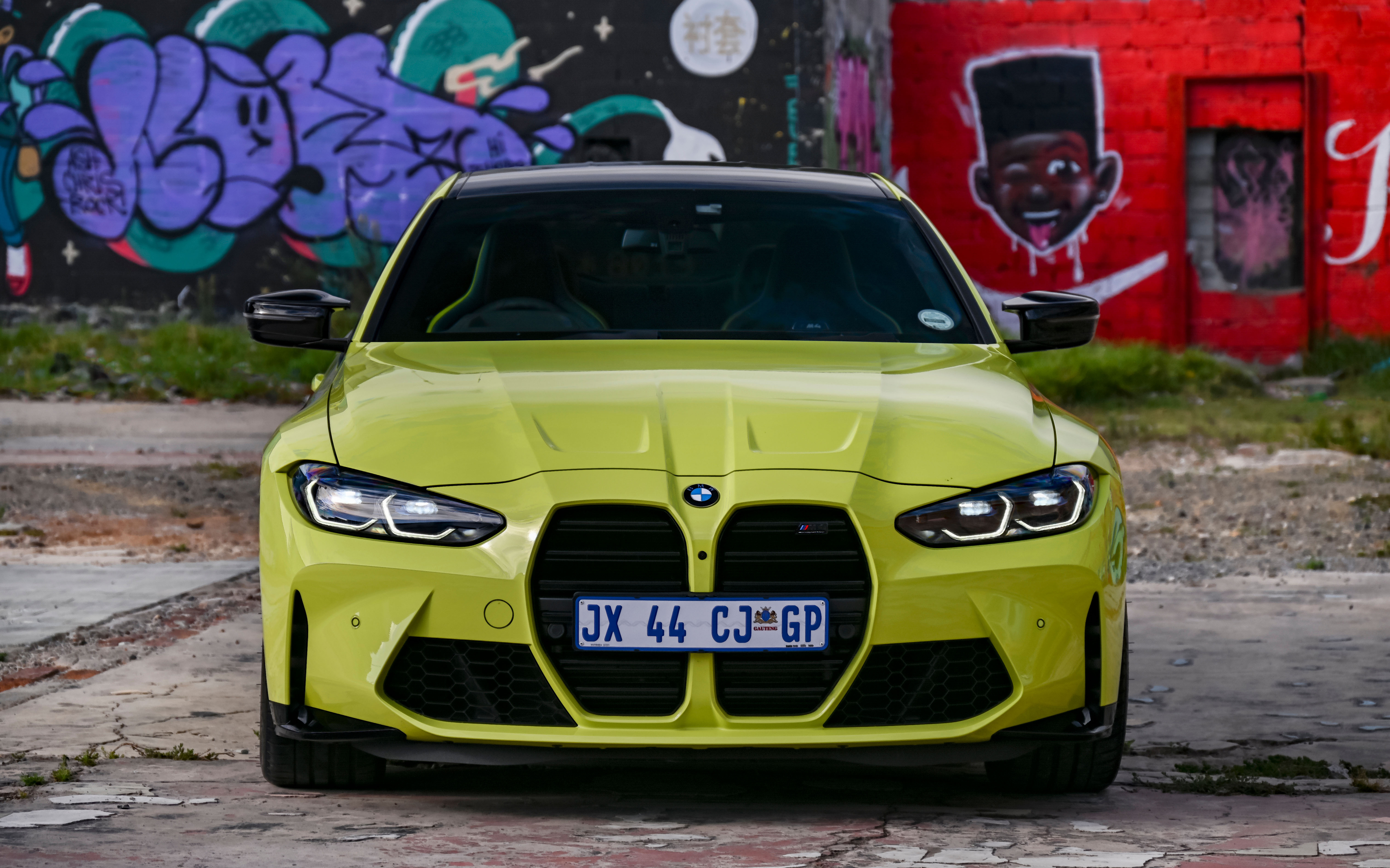 Bmw M4 Neon Green 4K , HD 4k