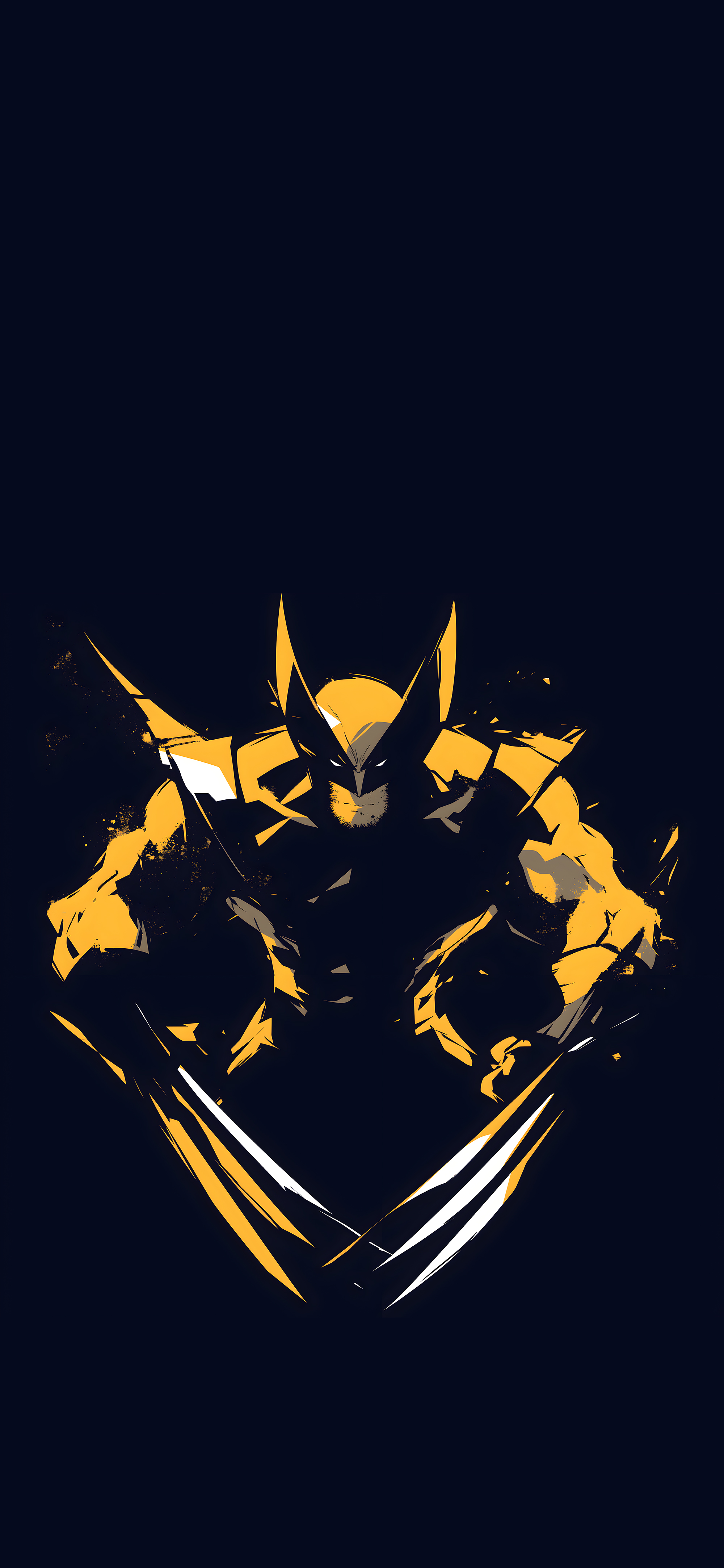 Wolverine Black and Yellow Wallpaper