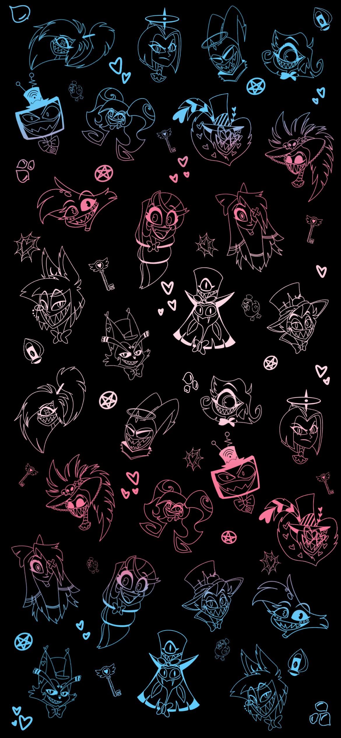 I made some phone wallpaper, r