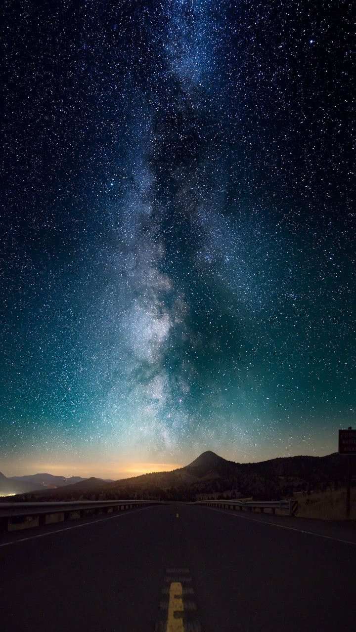 Night sky wallpaper, iPhone wallpaper
