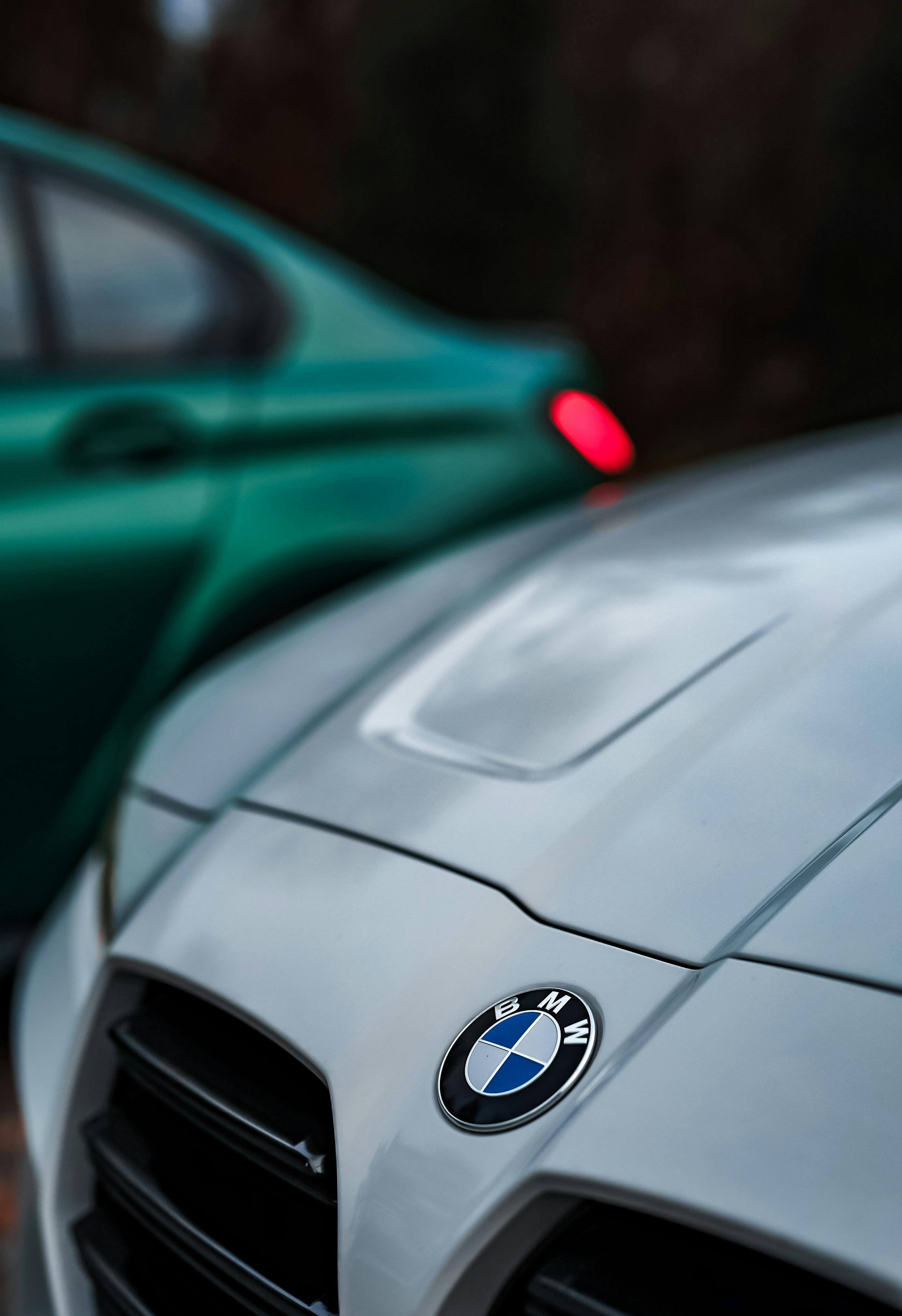 BMW Logo on a Car · Free
