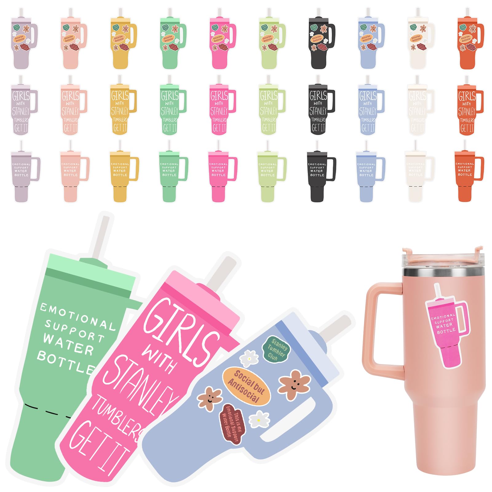 Stanley Tumbler Stickers