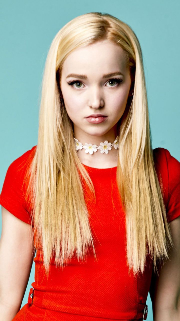 Dove Cameron in Red Dress