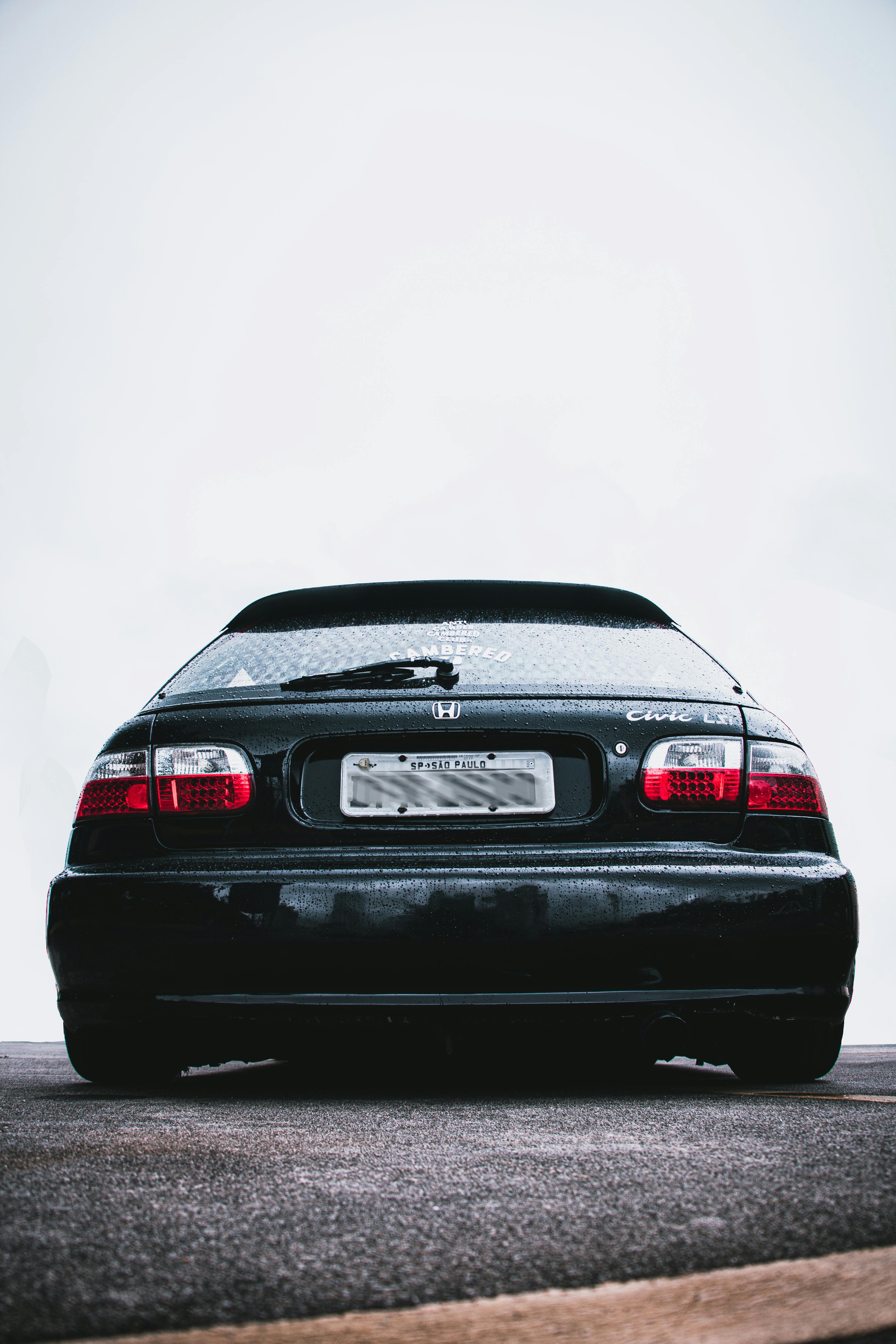 Black Car Parked on the Street · Free