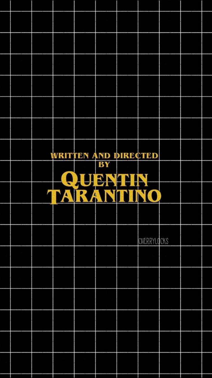 Lockscreen: Quentin Tarantino. Papel