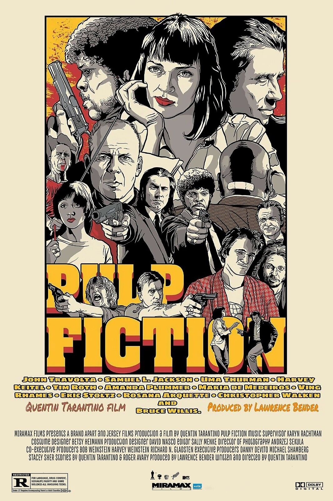 PULP FICTION FILM 1994 QUENTIN