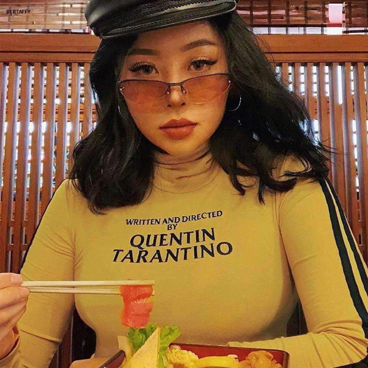 Directed By Quentin Tarantino Crop Top