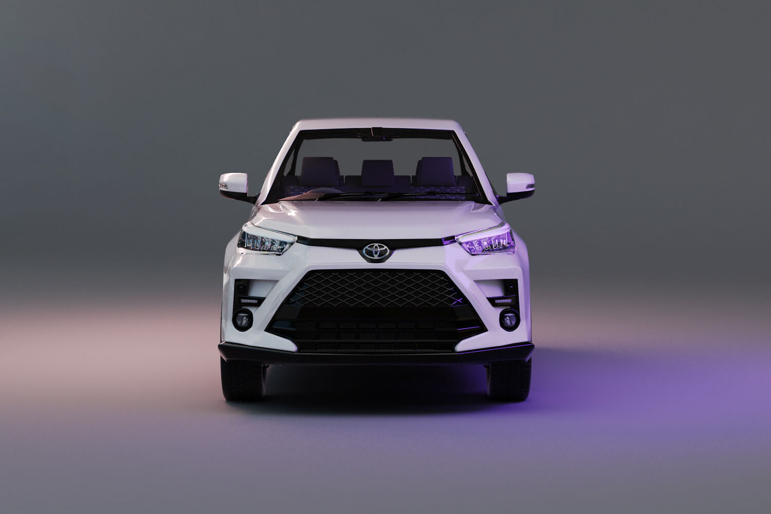 Toyota Raize With Interior 3D Model