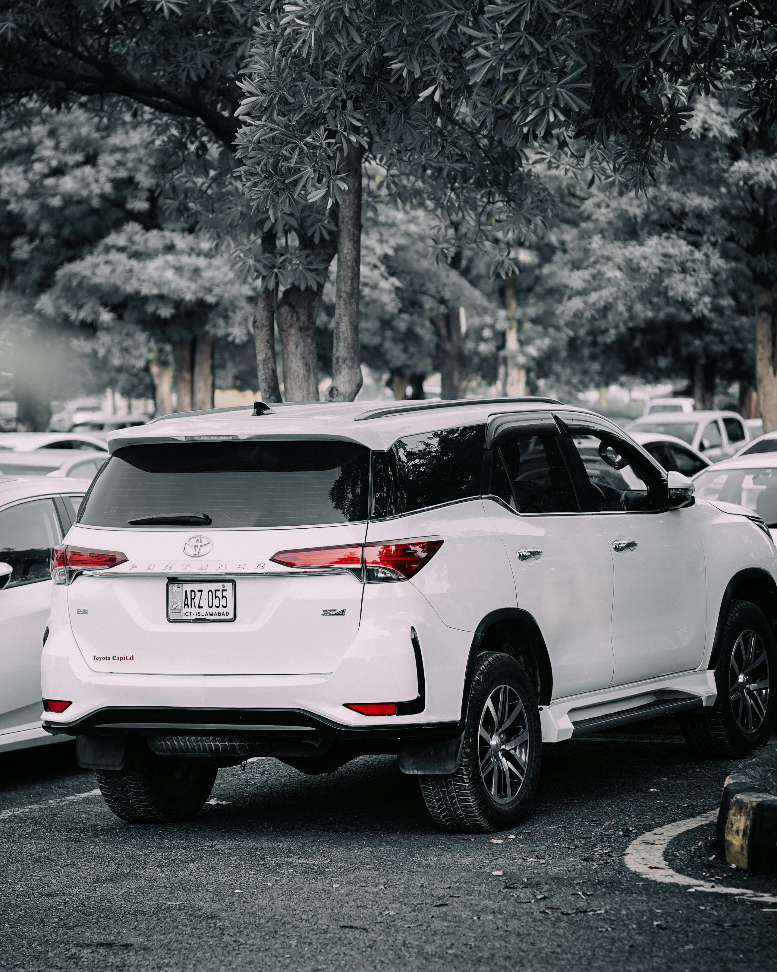 Back of Toyota Raize on a Parking Lot
