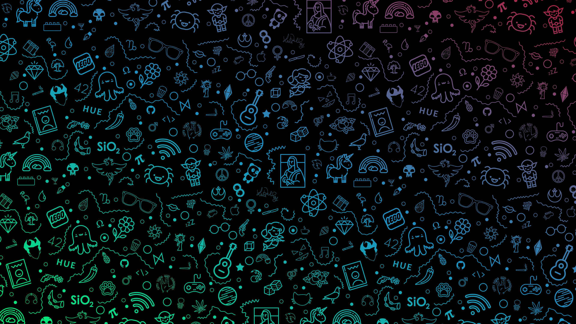 Free 4k Doodle HD Wallpaper