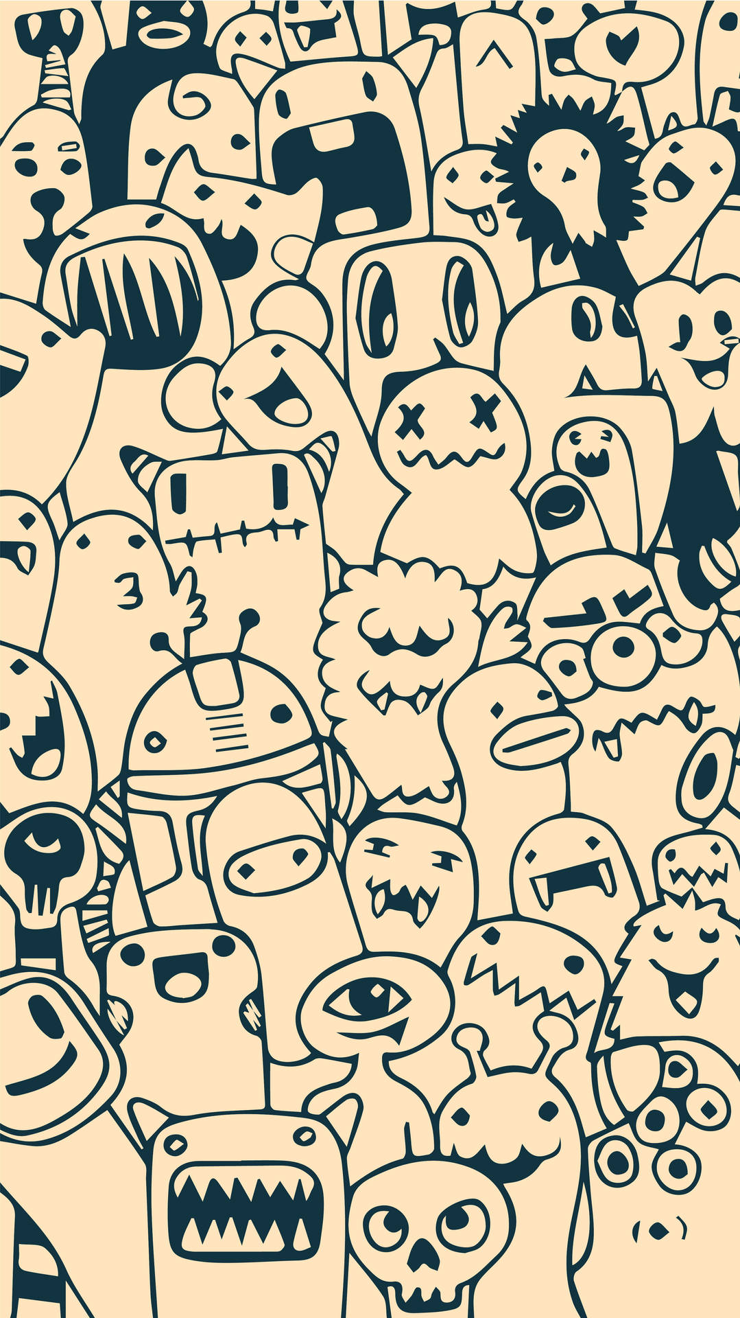 Free 4k Doodle HD Wallpaper