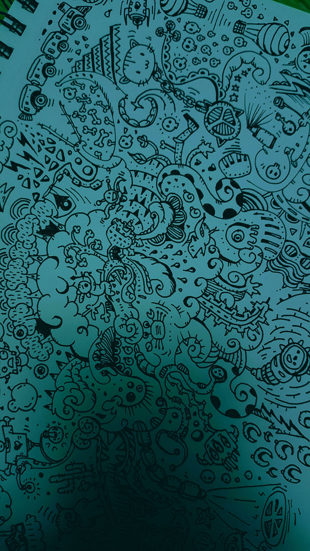 Download Cartoon 4k Doodle Wallpaper