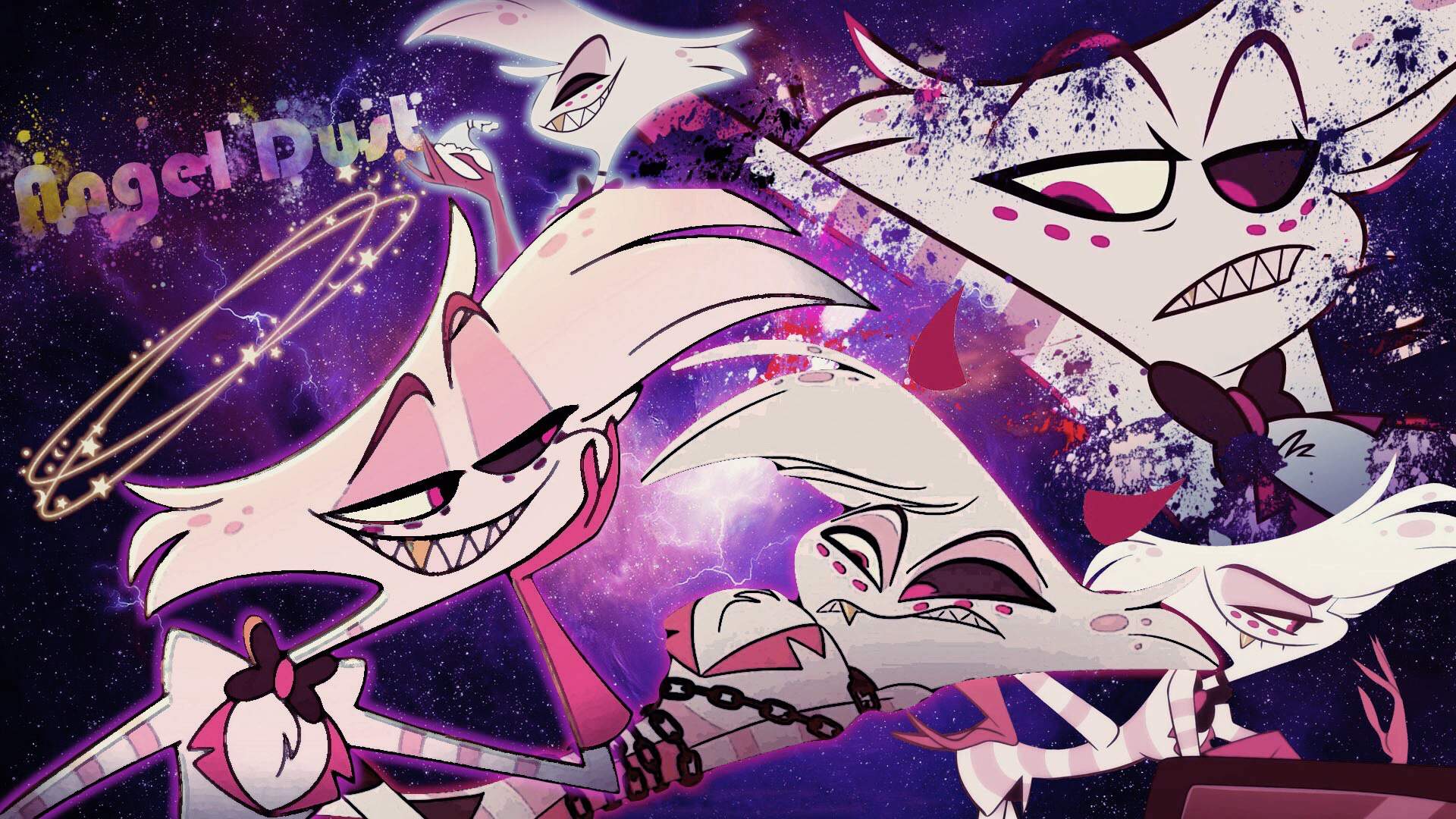 Angel Dust photohop Edit. Hazbin