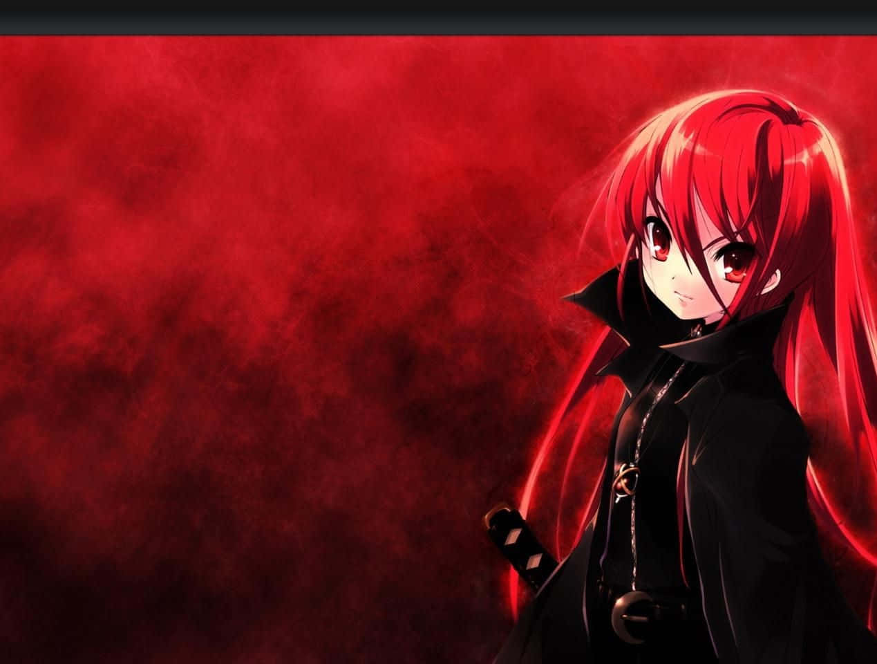 Download free Cute Red Anime Wallpaper