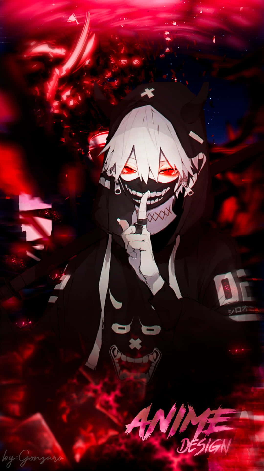 Black Anime Character Wallpaper