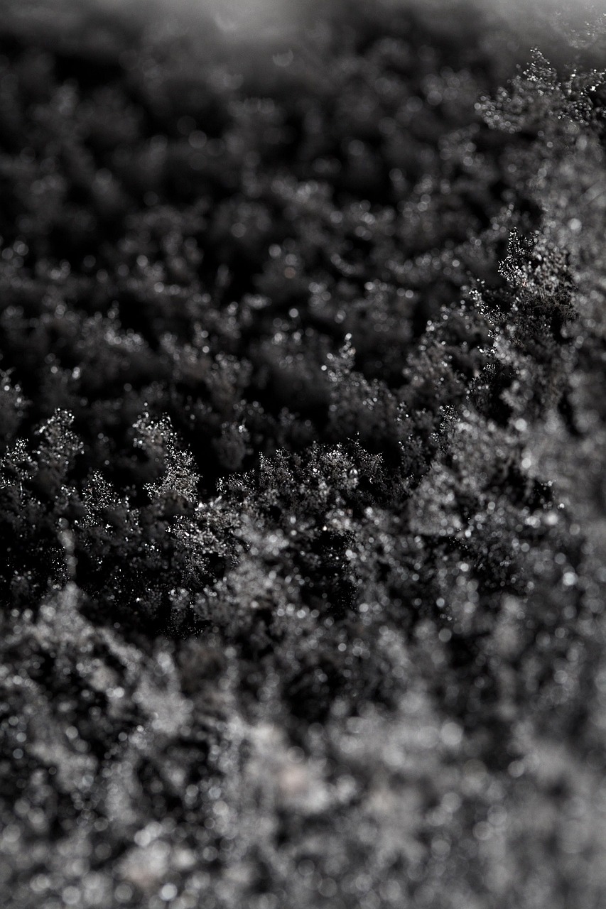 Abstract Ash Black