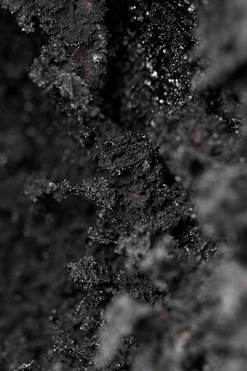 Abstract Ash Black
