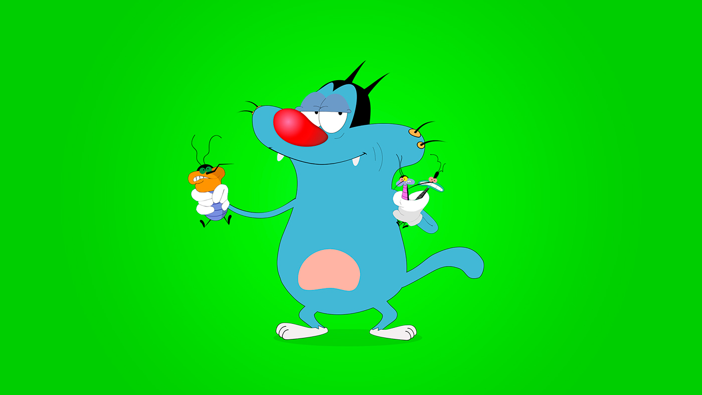 Oggy And The Cockroaches - Behance