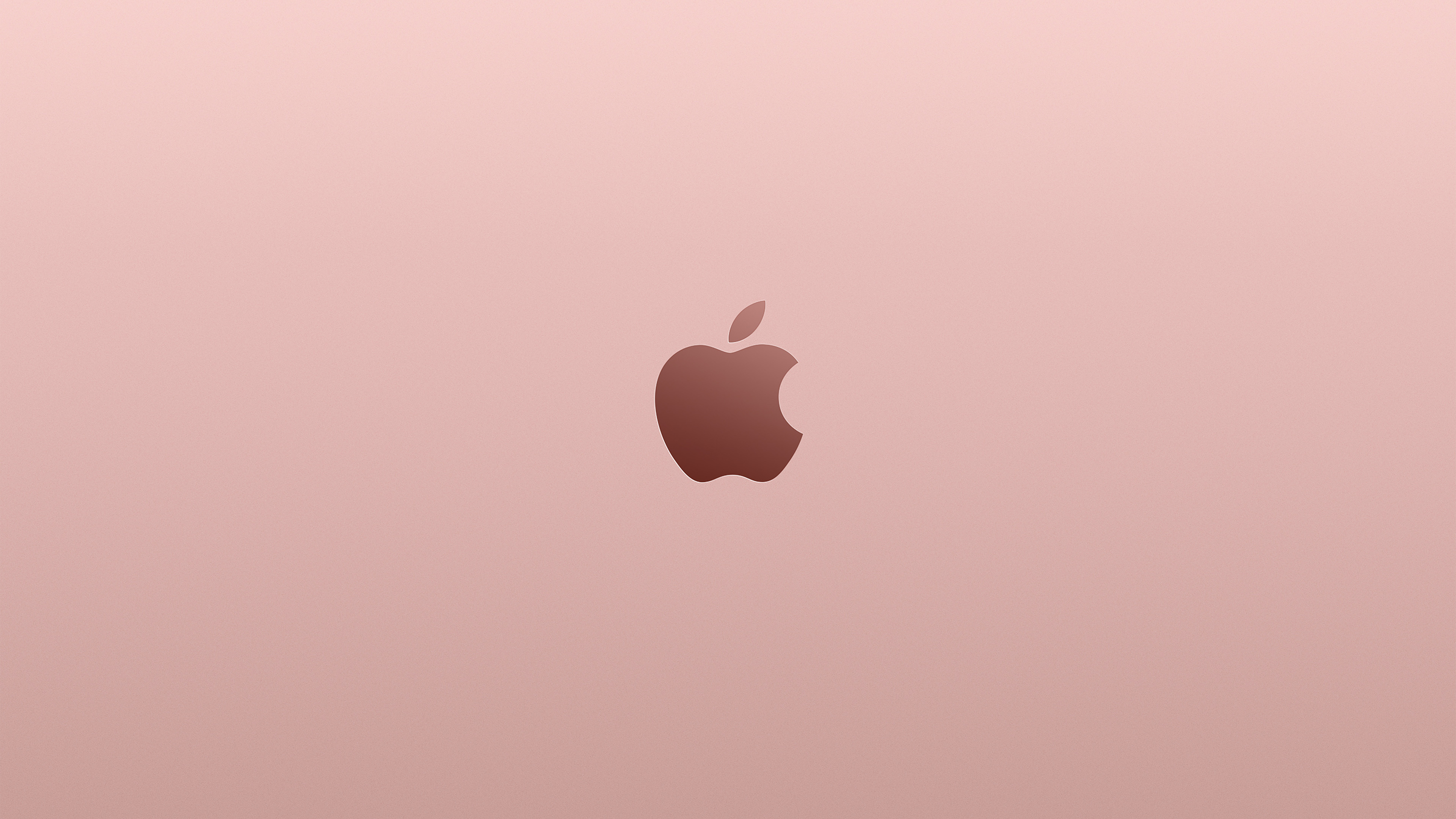 Apple Pink Rose Gold Minimal