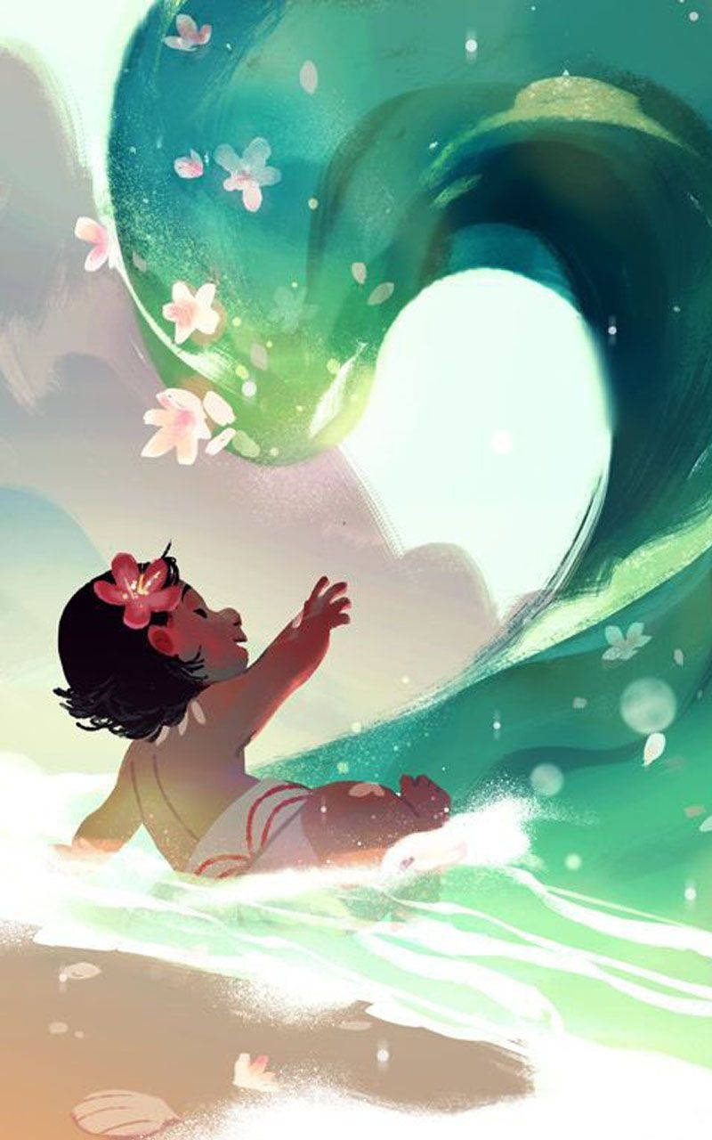 Download free Baby Moana Concept Art