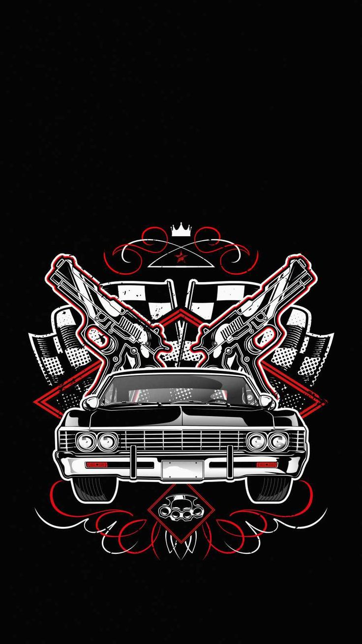 Lowrider Gangster iPhone Wallpaper