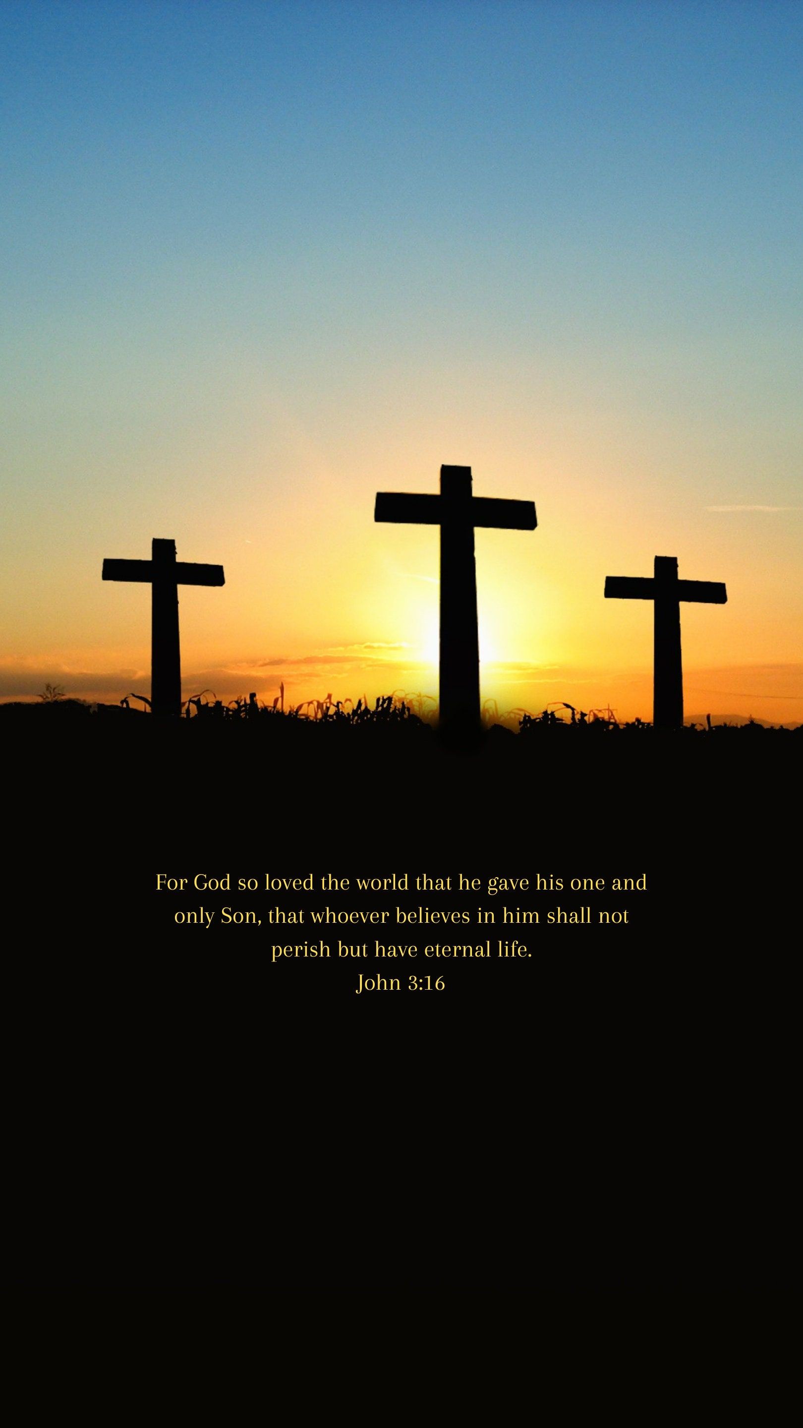 EASTER Jn 3:16 Phonedesktop Wallpaper