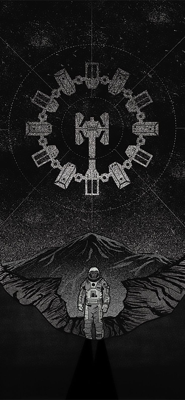 Interstellar Phone iPhone X Wallpaper