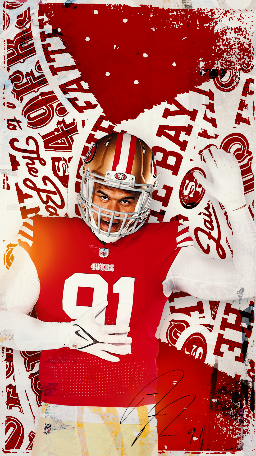 San Francisco 49ers Football Player