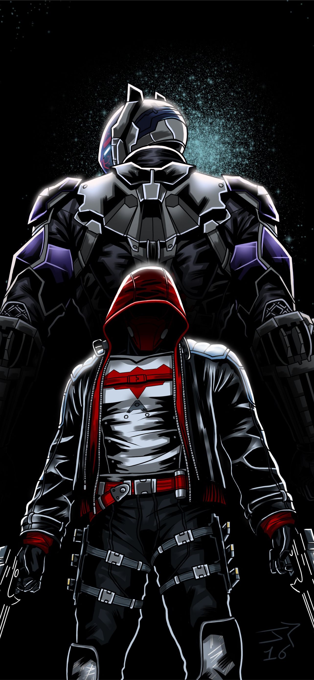Batman Red Hood iPhone Wallpaper Free
