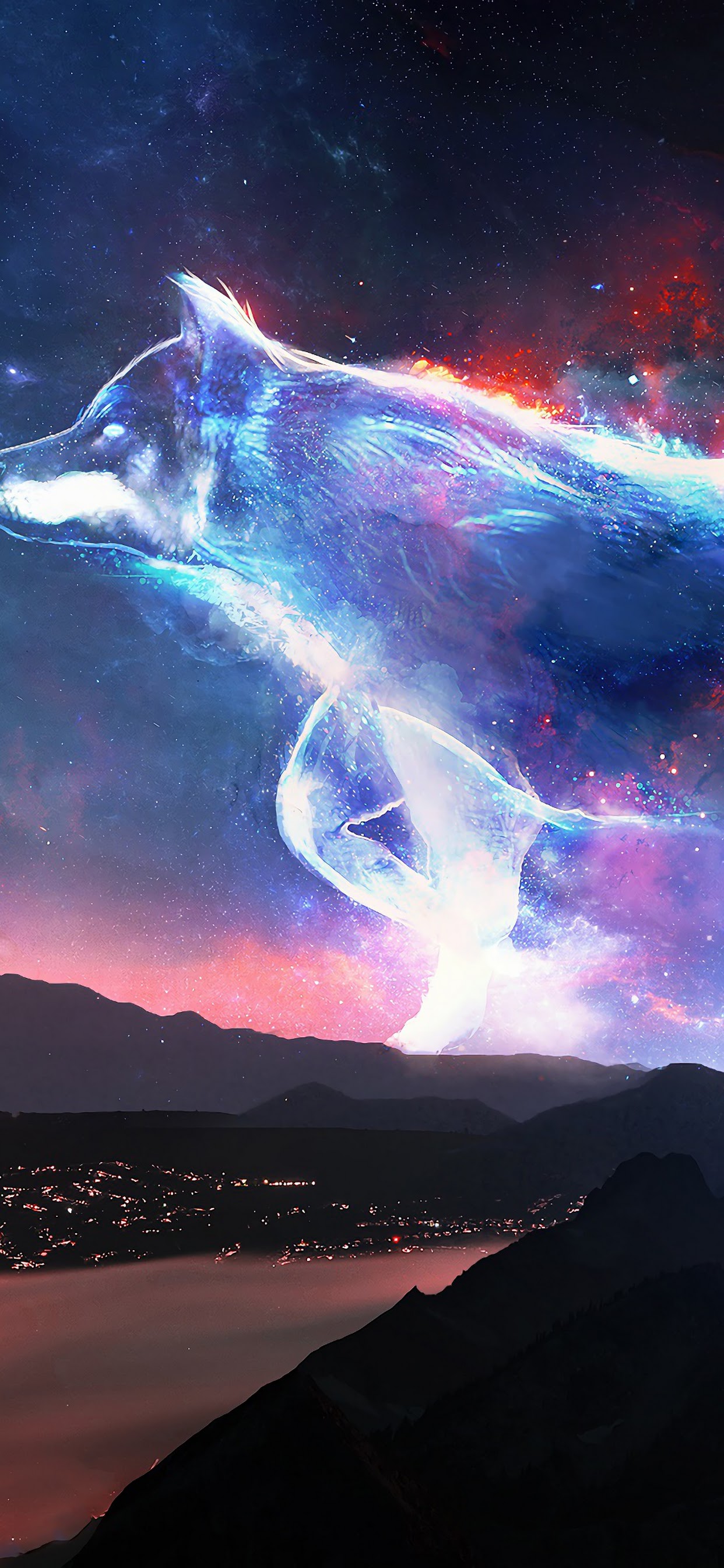 Wolf Fantasy Art 4K Wallpaper