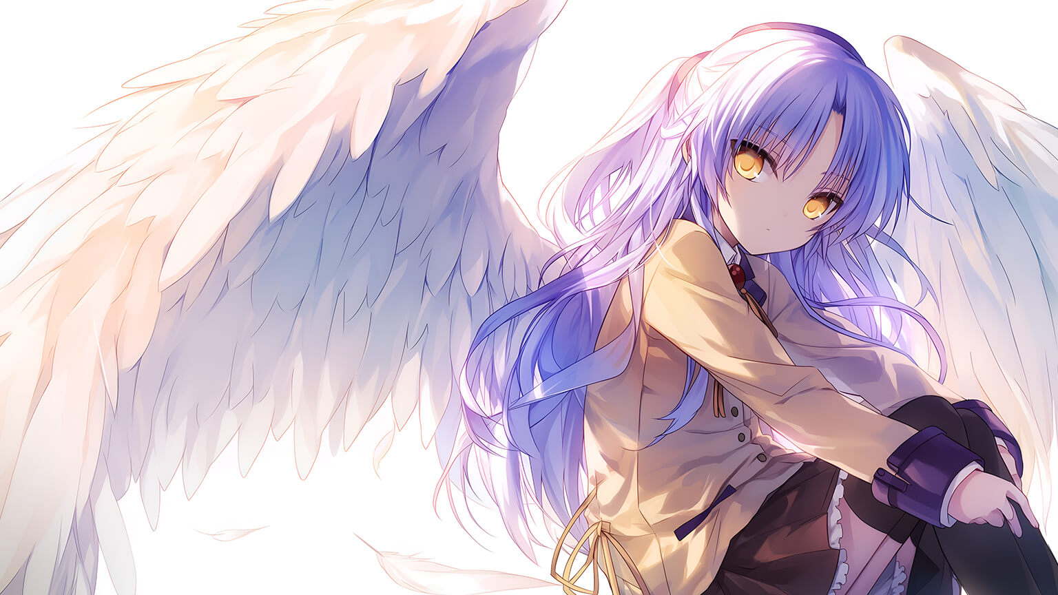 Angel Beats Kanade Tachibana with Wings