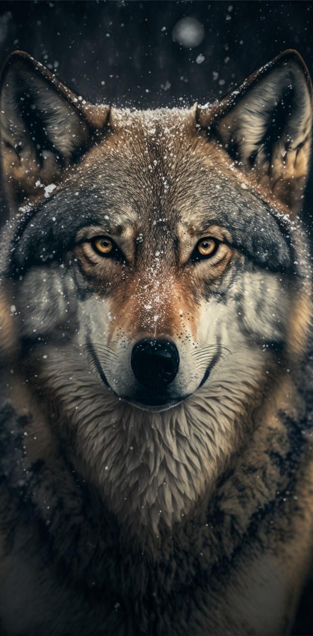 Snow Wolf wallpaper