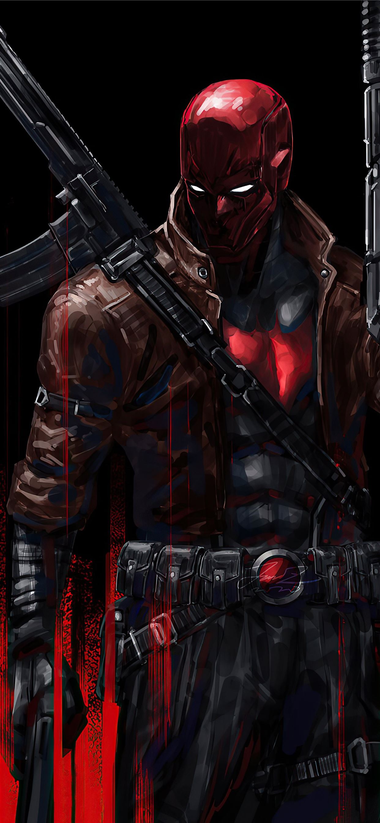 Red Hood With Gun Sony Xperia X XZ Z5