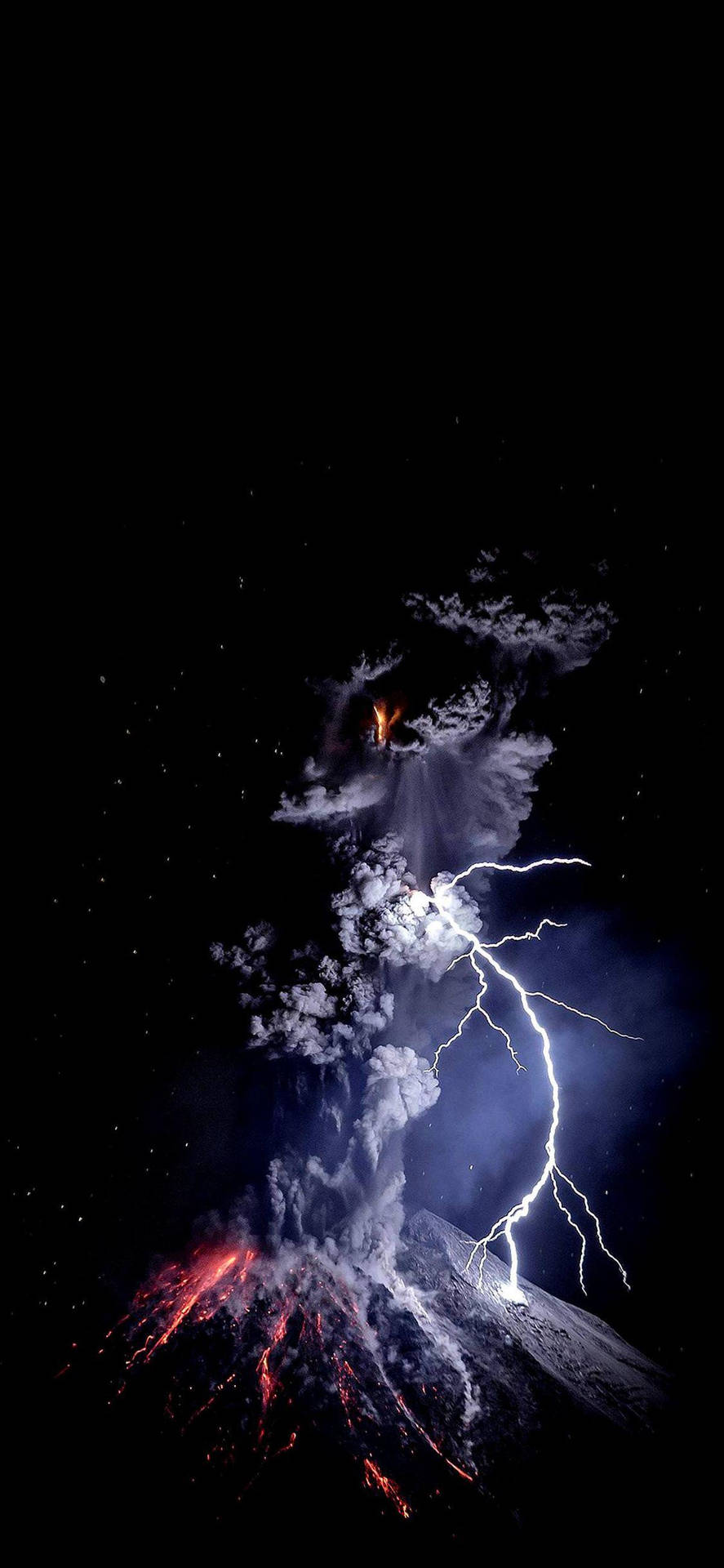 Download free Volcano Eruption iPhone X