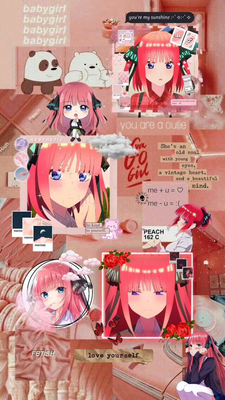 wallpaper aesthetic nakano nino