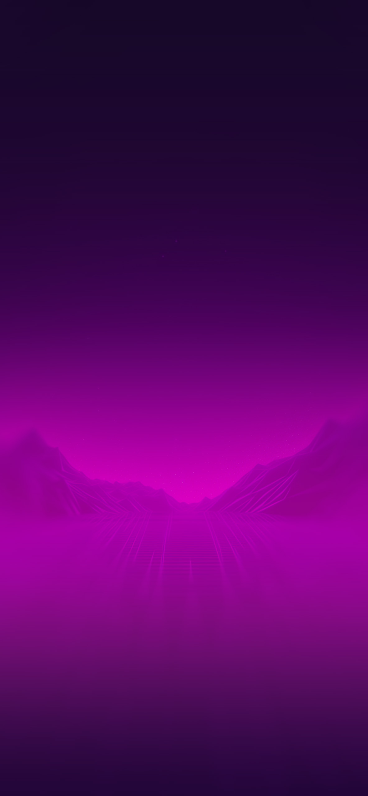Purple Retrowave Neon Grid Wallpaper