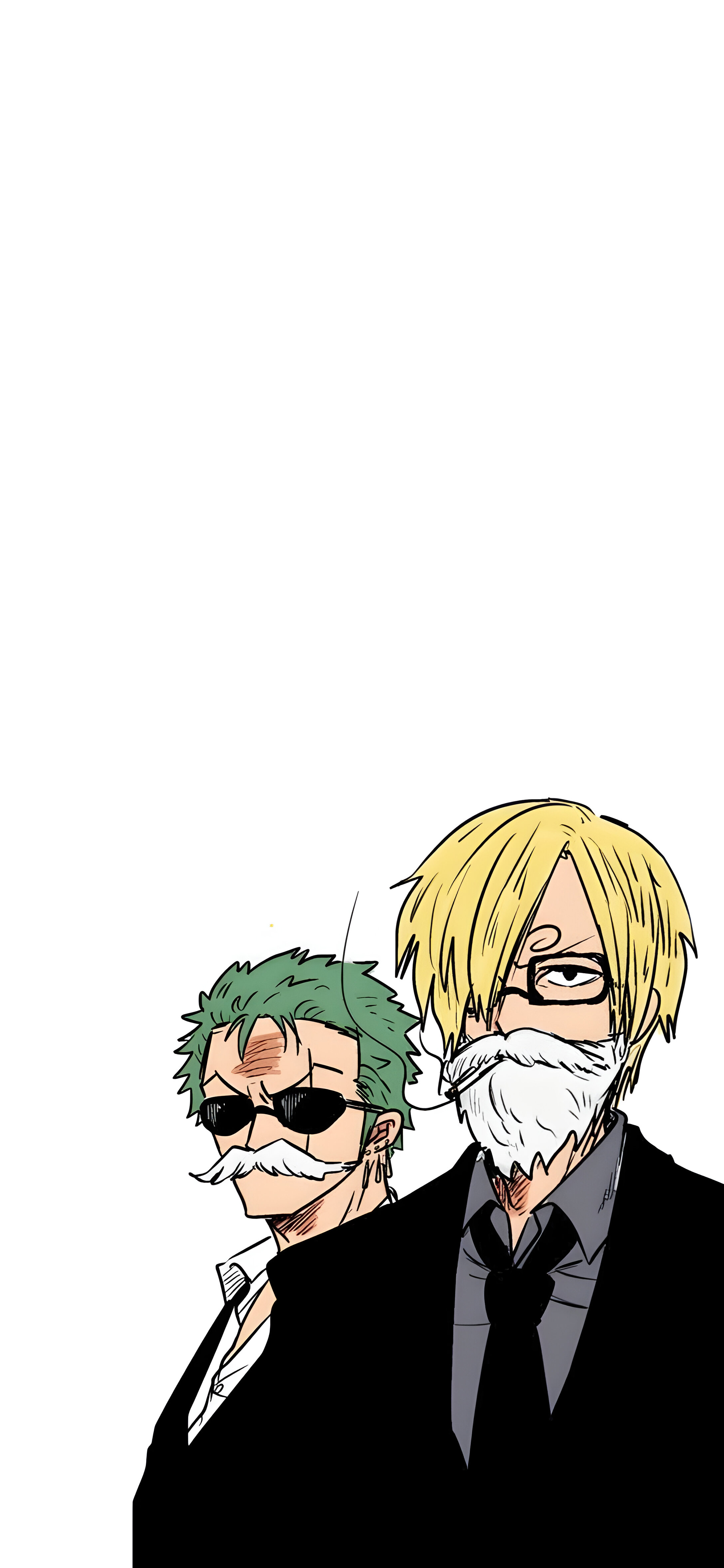 Zoro & Sanji Cool Minimalist Wallpaper
