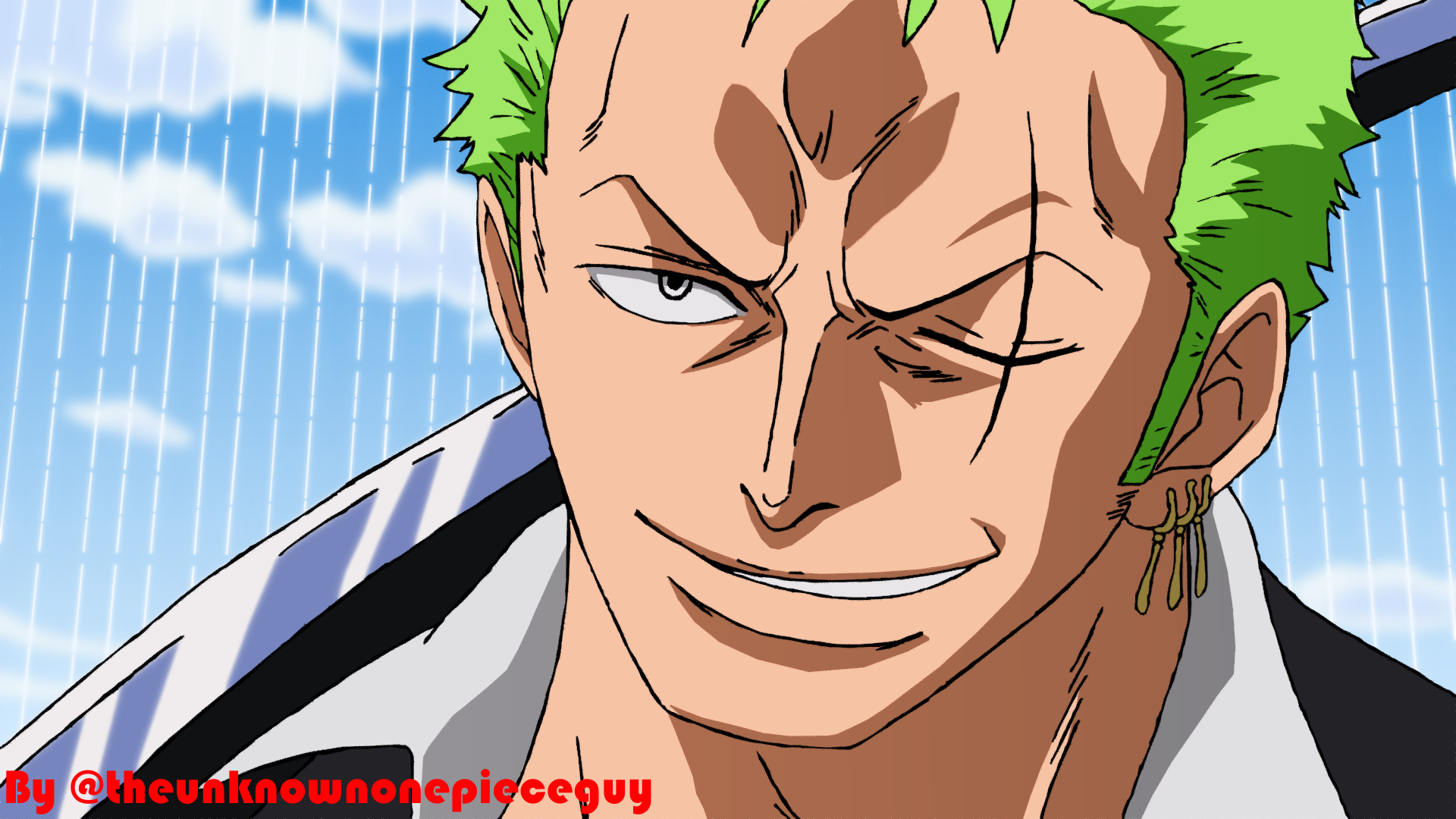 Dressrosa Zoro in Wano Artstyle. Hope