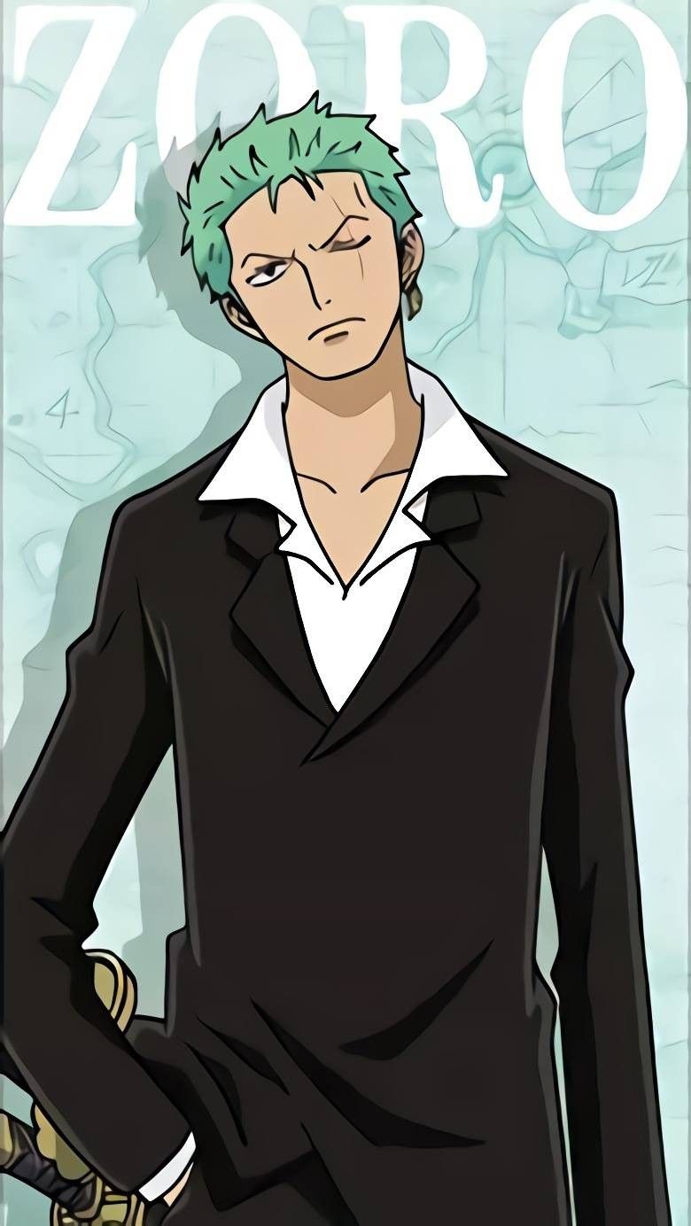 Anime character with green hair