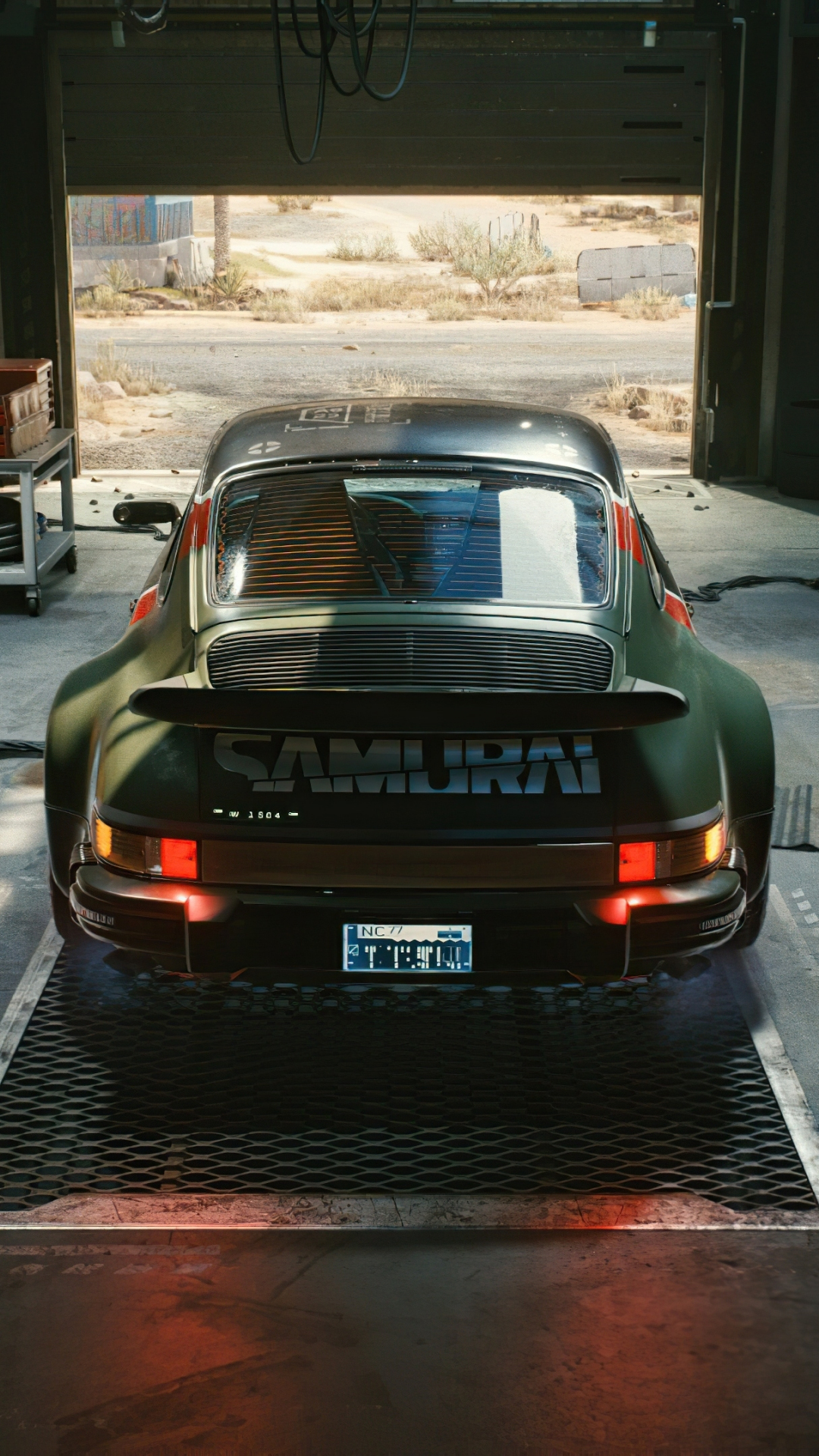 wallpaper 1080x1920 samurai porsche car