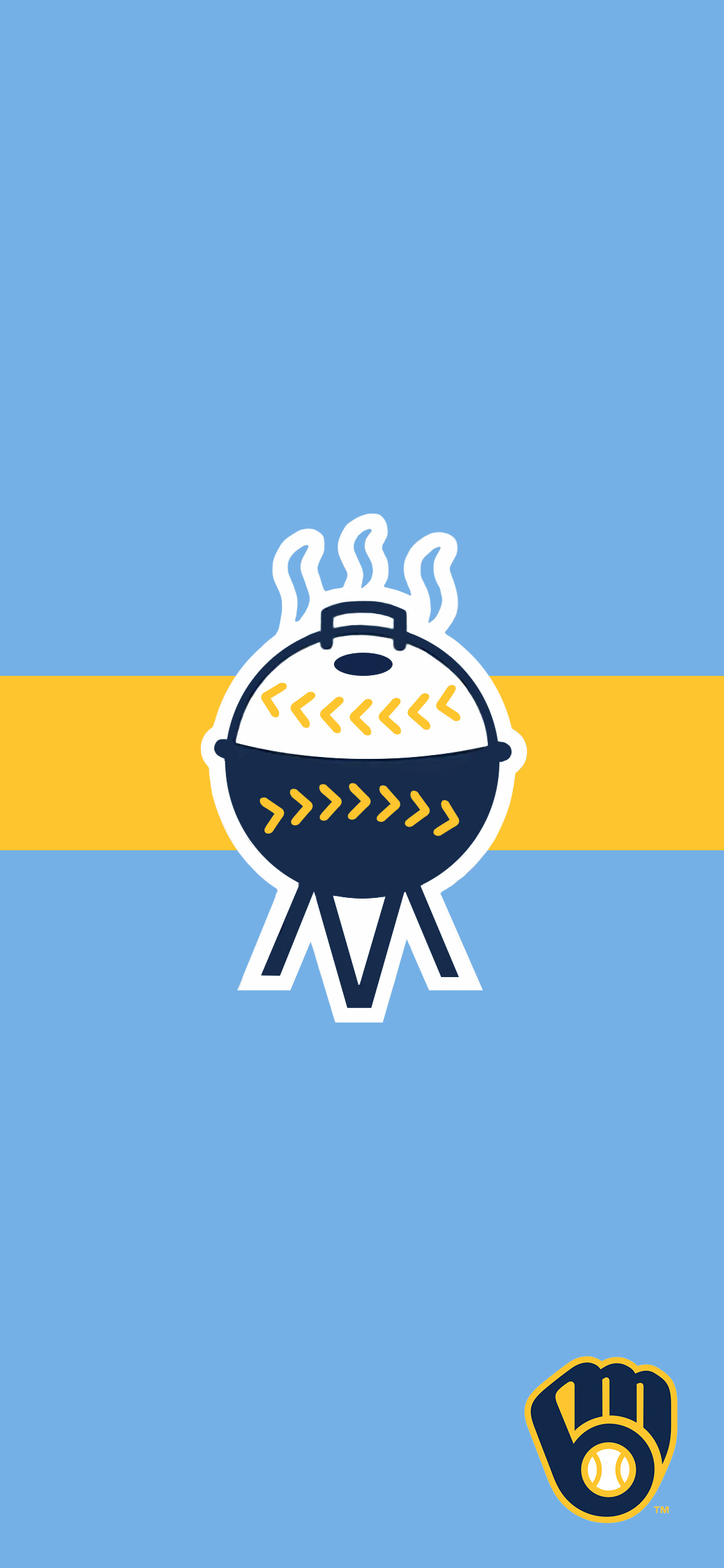 Brewers City Connect Phone Wallpaper