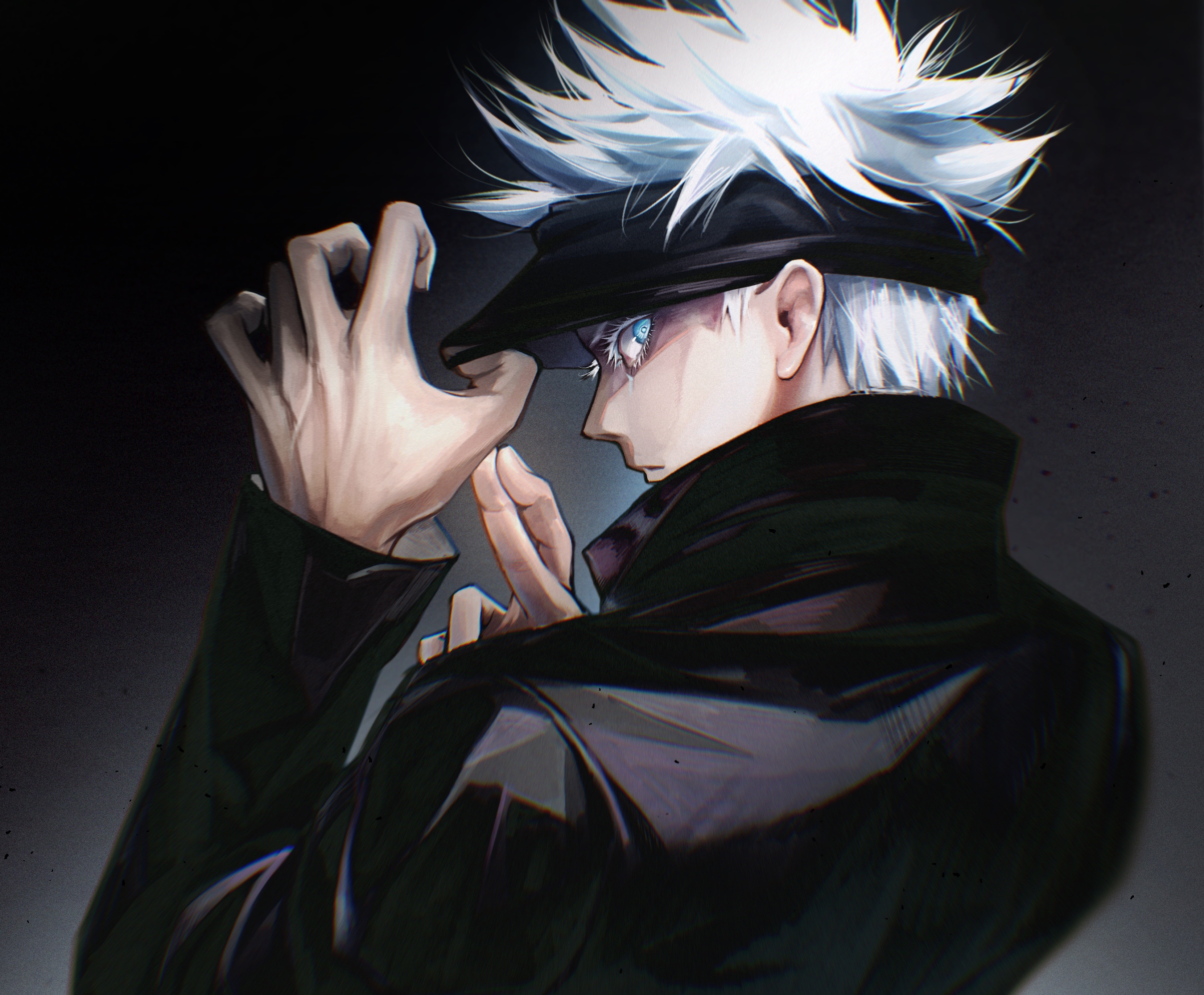 White Hair, Satoru Gojo, Jujutsu Kaisen