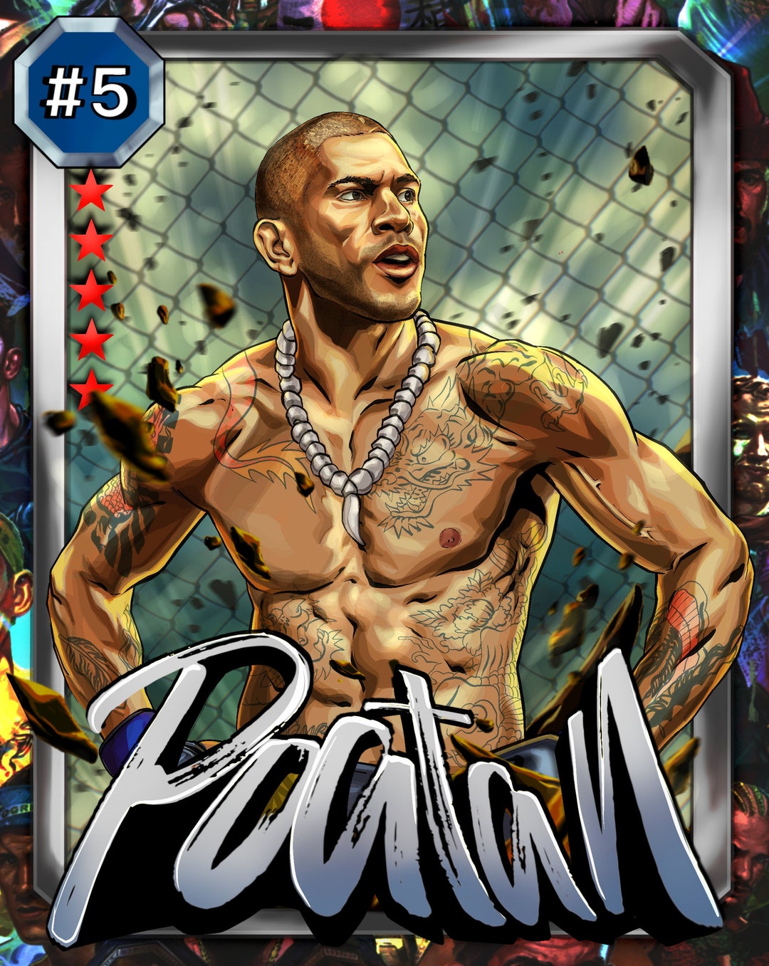 UFC POTAN Alex Pereira Mma, Hi Res