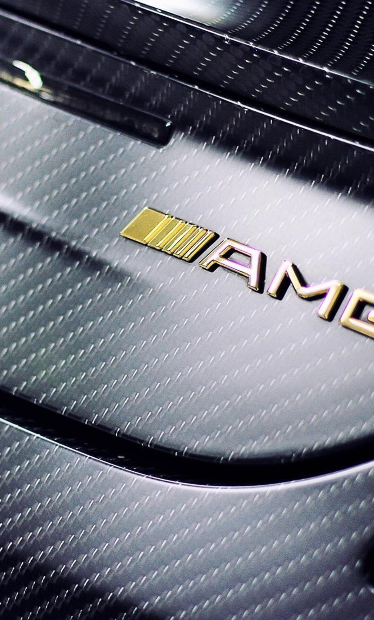 Mercedes AMG Gold Logo iPhone