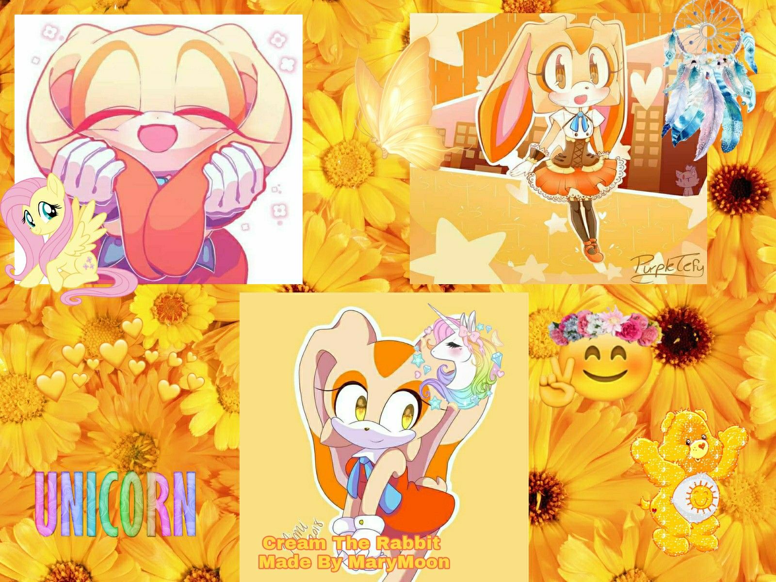 Cream The Rabbit Wallpaper